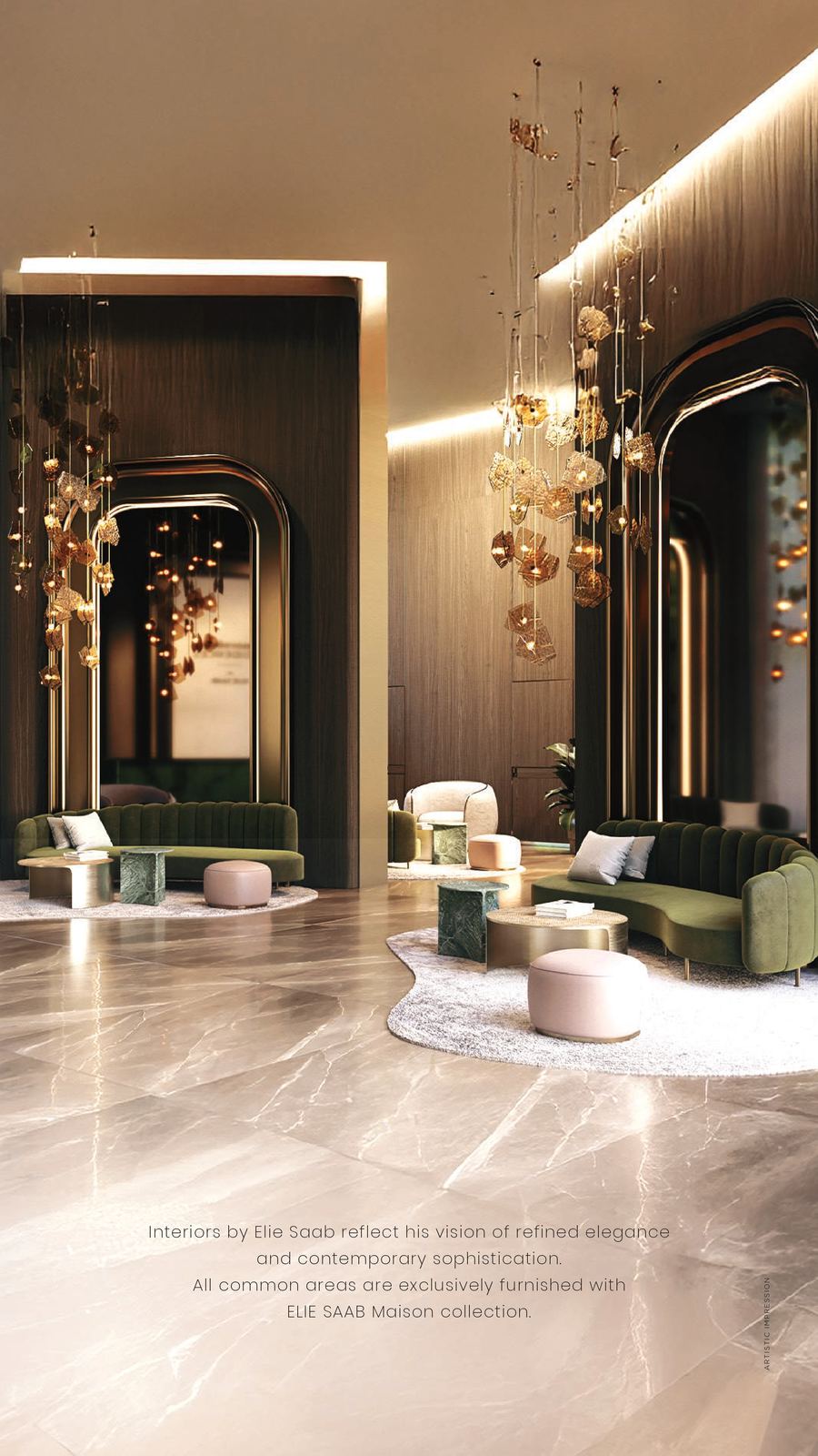Clubhouse lounge at Smart World Suites